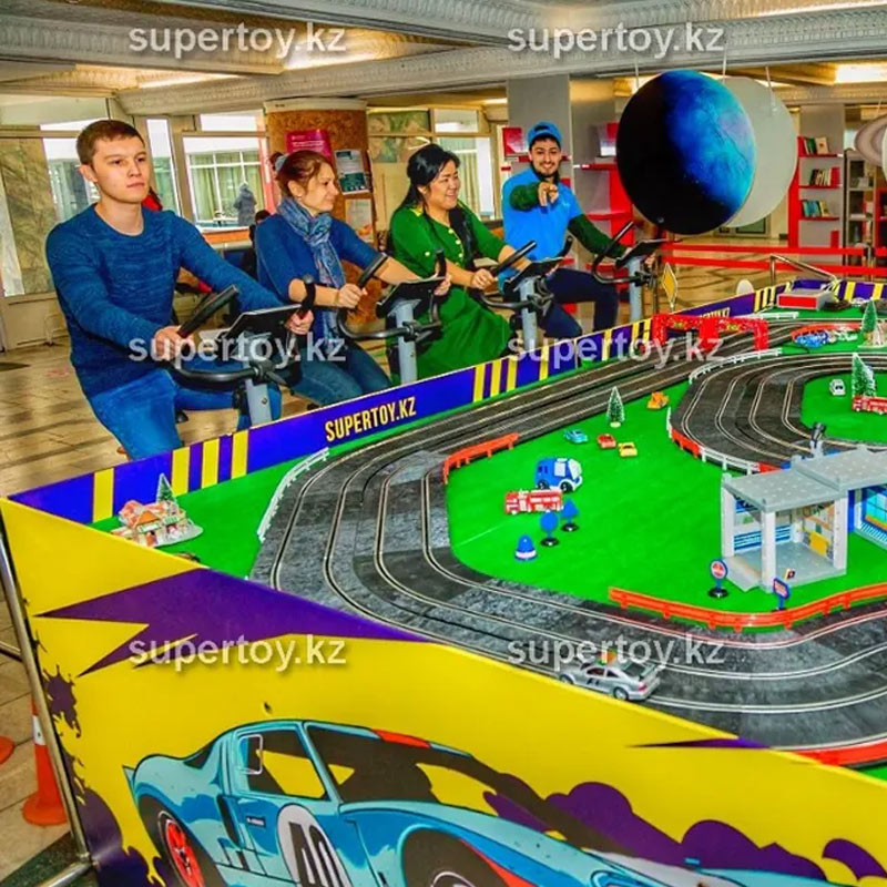 Автогонки на велотренажерах