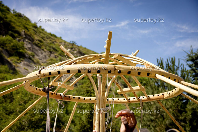 Мастер-класс по сборке юрты