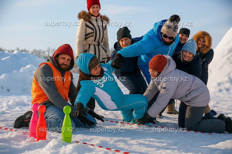 зимний корпоратив на природе